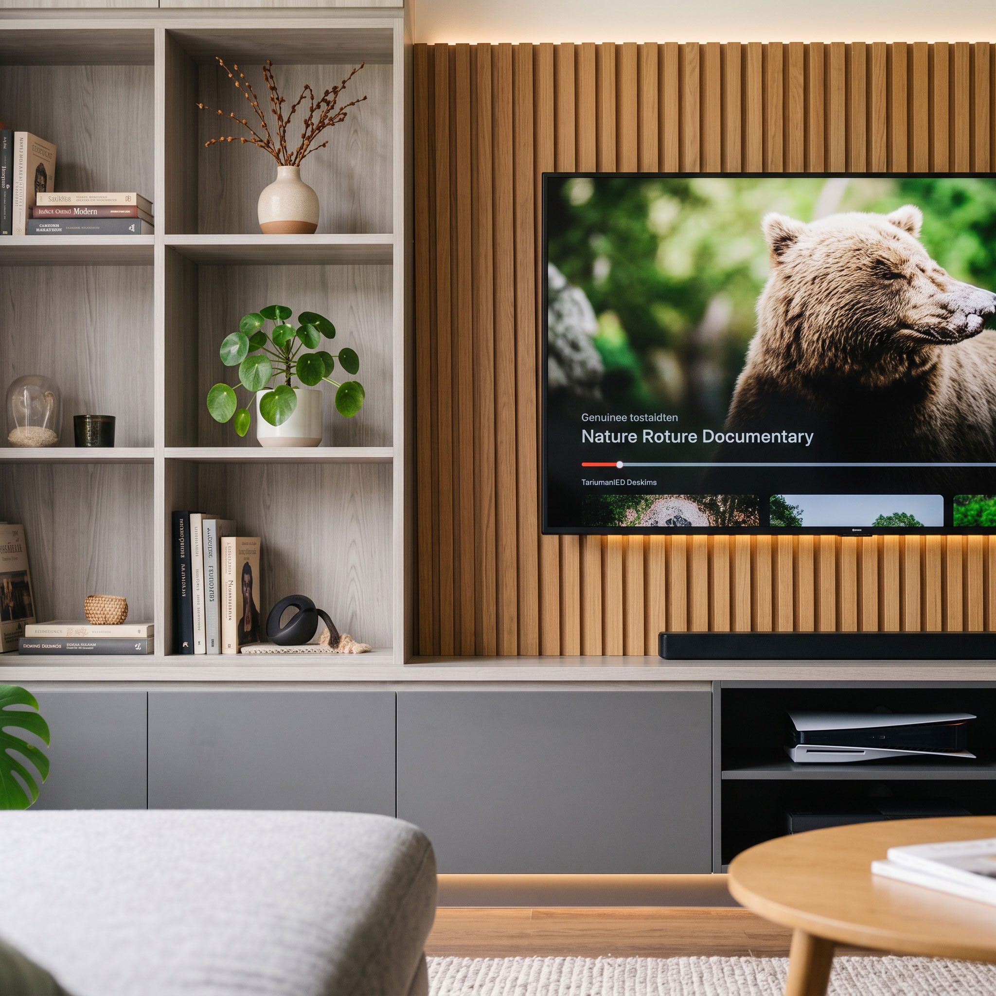Backdrop TV Custom Minimalis Modern - Image 2