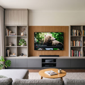 Backdrop TV Custom Minimalis Modern