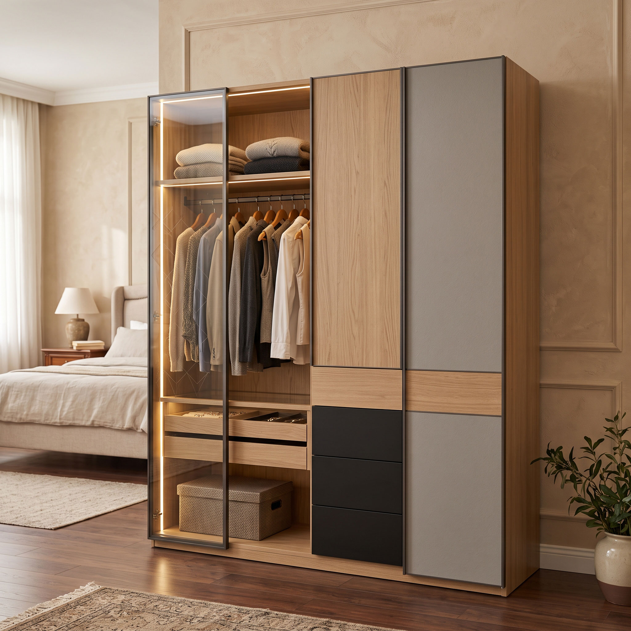 Solusi Lemari Custom Minimalis: Rapi, Elegan, dan Tahan Lama.